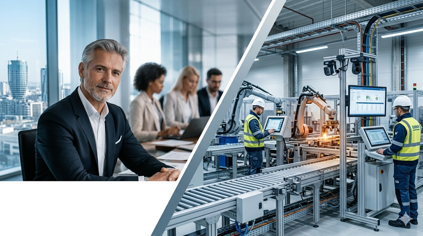 High-end corporate photography shoot